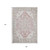 Homeroots Home Decor 9' x 13' Coral Medallion Power Loom Area Rug