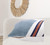 Homeroots Home Decor 24 X 24 Inches Brown Blue and Off-White 100% Cotton Abstract Zippered Pillow