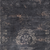 5' X 7' Gray and Black Medallion Non Skid Area Rug