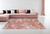 Homeroots Home Decor 9' X 13' Red and White Round Oriental Non Skid Area Rug