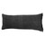 Homeroots Home Decor 14 X 36 Inches Jet Black 100% Cotton Zippered Pillow