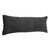 Homeroots Home Decor 14 X 36 Inches Jet Black 100% Cotton Zippered Pillow
