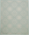 8' X 10' Aqua Floral Power Loom Area Rug