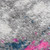 5' X 7' Pink Gray And Blue Area Rug
