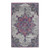 5' X 7' Pink Gray And Blue Area Rug