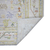 8' Ivory Blue And Green Floral Runner Rug