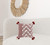 Homeroots Home Decor 20 X 20 Inches Red and Cream 100% Cotton Geometric Zippered Pillow