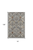 6' X 9' Green and Ivory Floral Power Loom Area Rug