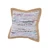 Homeroots Home Decor 20 X 20 Inches Tan Pastel Blue and Pastel Yellow 100% Cotton Geometric Zippered Pillow