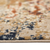 2' X 3' Orange And Black Abstract Area Rug