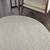 5' Gray Round Moroccan Power Loom Area Rug - 606114739302