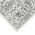 Homeroots Home Decor 6' x 9' Light Gray Floral Power Loom Area Rug With Fringe