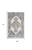 4' X 6' Gray Oriental Power Loom Distressed Washable Area Rug