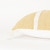 Homeroots Home Decor 14 X 14 Inches Yellow and White Cotton Pillow with Tassels