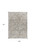 Homeroots Home Decor 5' x 8' Beige Abstract Stain Resistant Area Rug
