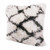 Homeroots Home Decor 20 X 20 Inches Black and White Polyester Geometric Zippered Pillow