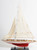 32" Red and White Endeavour Yacht Painted Boat Hand Painted Decorative Boat - 606114761099