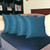 Homeroots Home Decor Set Of Four 22 x 22 Inches Tahitian Tide Polyester Zippered Pillow Cover