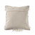 Homeroots Home Decor 20 X 20 Inches Ivory 100% Cotton Geometric Zippered Pillow