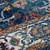 10' Blue and Orange Oriental Power Loom Runner Rug
