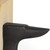Set of Two 6" Black And Gold Polyresin Decorative Bookends