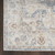 7' X 9' Denim Blue Oriental Power Loom Washable Area Rug