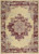 6' X 9' Cream Damask Power Loom Area Rug