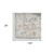 12' Denim Blue Oriental Power Loom Washable Runner Rug