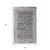 Homeroots Home Decor 8' x 10' Gray and Brown Oriental Power Loom Area Rug
