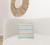 Homeroots Home Decor 18 X 18 Inches Yellow and Teal Cotton Striped Zippered Pillow