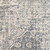 5' X 8' Gray And Ivory Medallion Area Rug