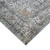 2' X 3' Ivory Gray And Rust Oriental Area Rug