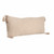 Homeroots Home Decor 14 X 36 Inches Beige 100% Cotton Zippered Pillow