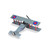 5" Red and Gray Metal Hand Painted 1916 Gray Bristol F28 Fighter Plane Model Airplane