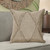 Homeroots Home Decor 20 X 20 Inches Taupe Brown 100% Cotton Zippered Pillow