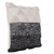 Homeroots Home Decor 20 X 20 Inches Black and Off-White 100% Cotton Geometric Zippered Pillow