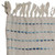 50" X 60" Cream Kantha Cotton Striped Throw Blanket with Embroidery Classic Design