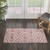 2' X 4' Gray Moroccan Power Loom Area Rug Polypropylene Decor