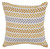 Homeroots Home Decor Set of Four 18 X 18 Inches Orange Beach Chevron Cotton Zippered Pillows