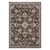 8' X 10' Ivory Blue And Brown Floral Area Rug
