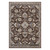 Homeroots Home Decor 8' x 10' Brown Floral Power Loom Area Rug With Fringe