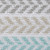 Homeroots Home Decor Set of Four 18 X 18 Inches Blue Beach Chevron Cotton Zippered Pillows