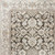 4' X 6' Gray Floral Distressed Area Rug