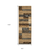12' Blue And Beige Patchwork Runner Rug