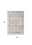 Homeroots Home Decor 8' x 10' Ivory and Gray Oriental Area Rug