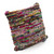 Homeroots Home Decor 26 X 26 Inches Red Green Blue Yellow Orange and Pink Natural Striped Zippered Pillow