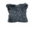 Homeroots Home Decor 18 Inch Blue Polyester Zippered Pillow with Shag