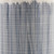 19" Blue and White Geometric Cylinder Terracotta Floor Vase