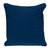 Homeroots Home Decor 18 X 18 Inches Blue 100% Cotton Interlocking Zippered Pillow
