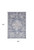 5' X 7' Blue And Pink Floral Power Loom Distressed Washable Area Rug